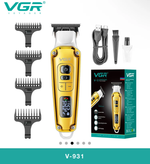 ماشین اصلاح وی جی ار مدل خط زن طلایی گارانتی طلایی