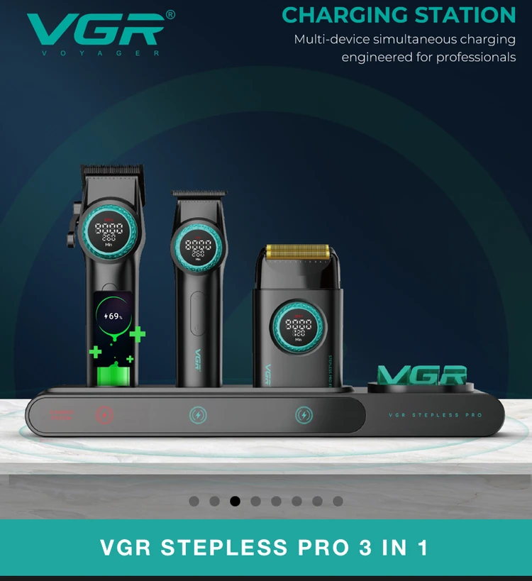 خطزن فوقدقیق VGR V-977 با تیغه استیل ضد زنگ و موتور ویبرهای
